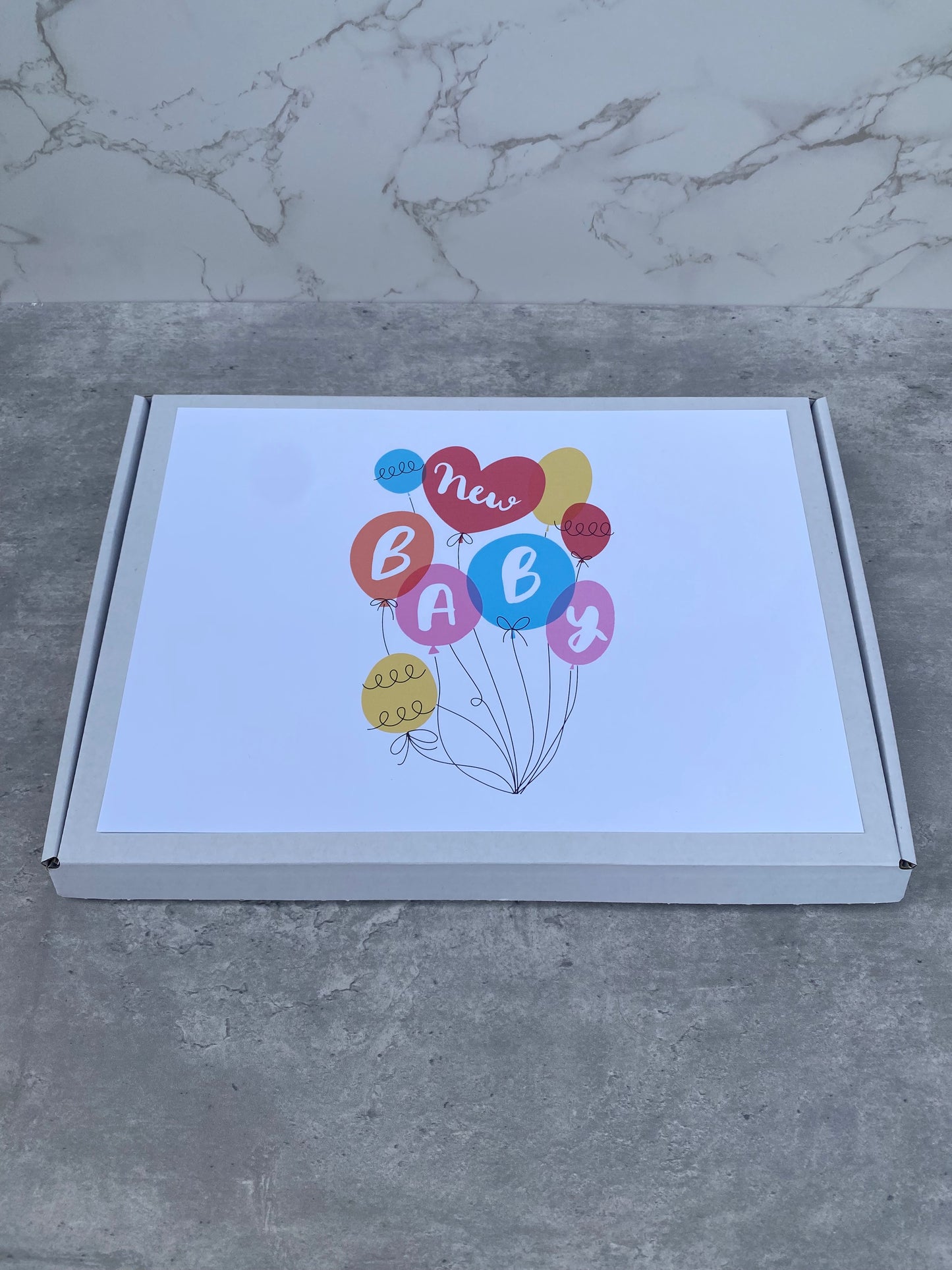 Baby Shower Chocolate Poem Box