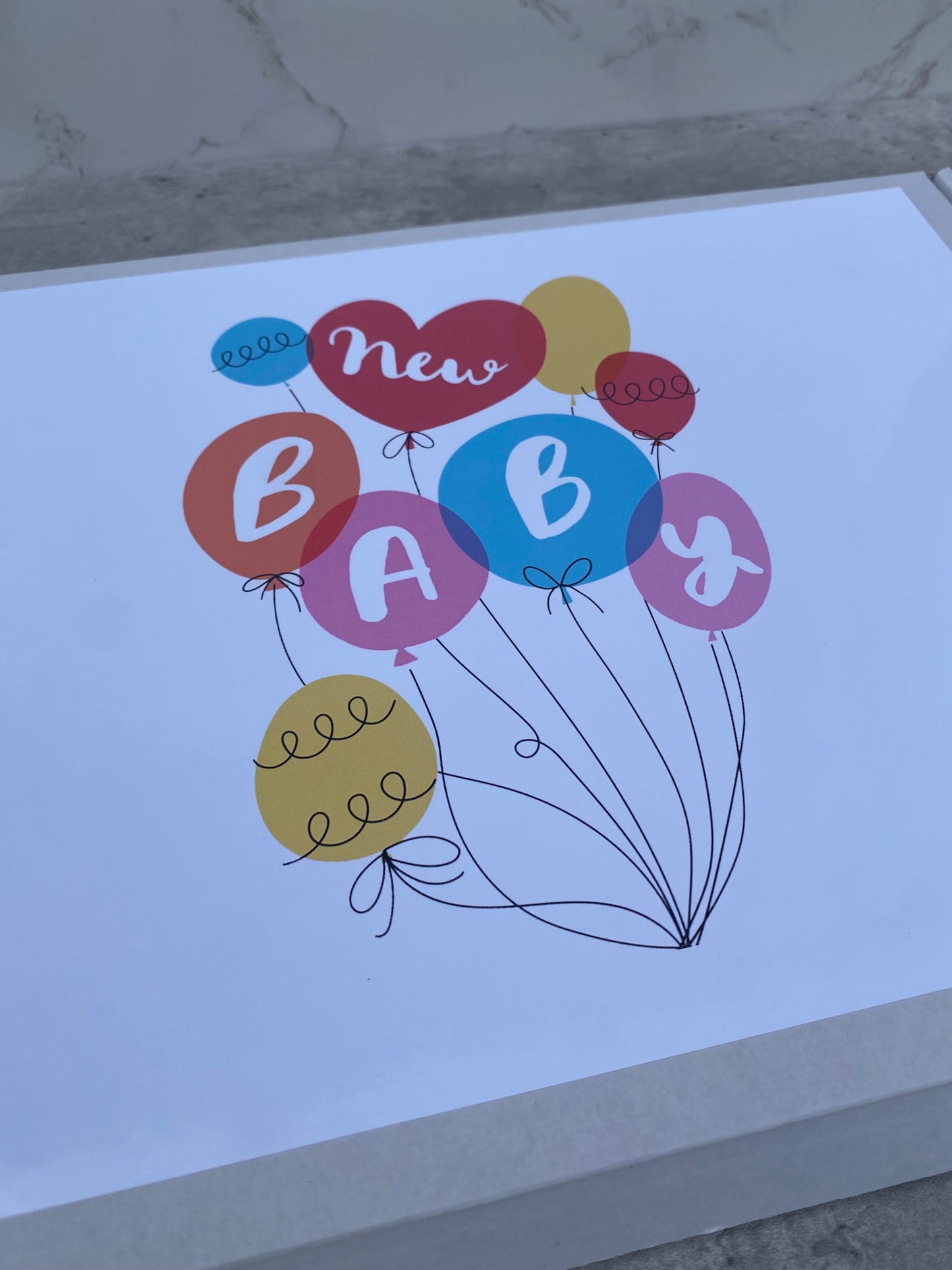 Baby Shower Chocolate Poem Box