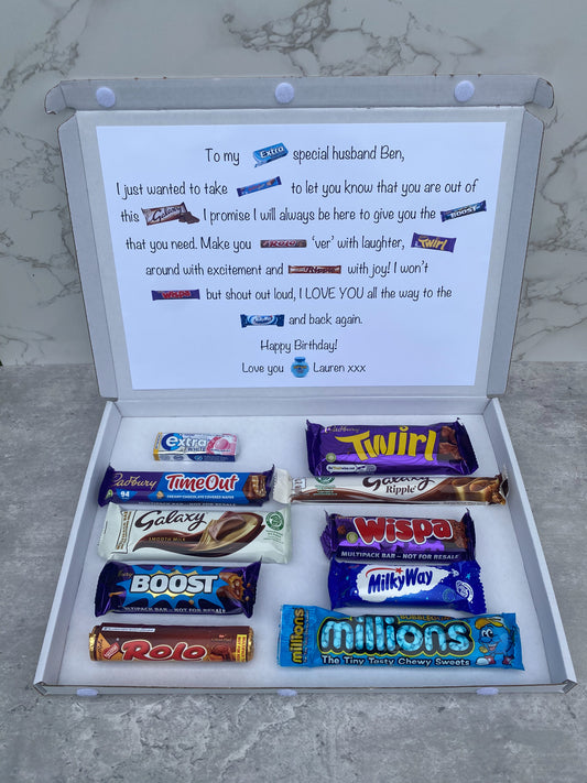 Happy Birthday Poem Box for Husband/Wife/Partner