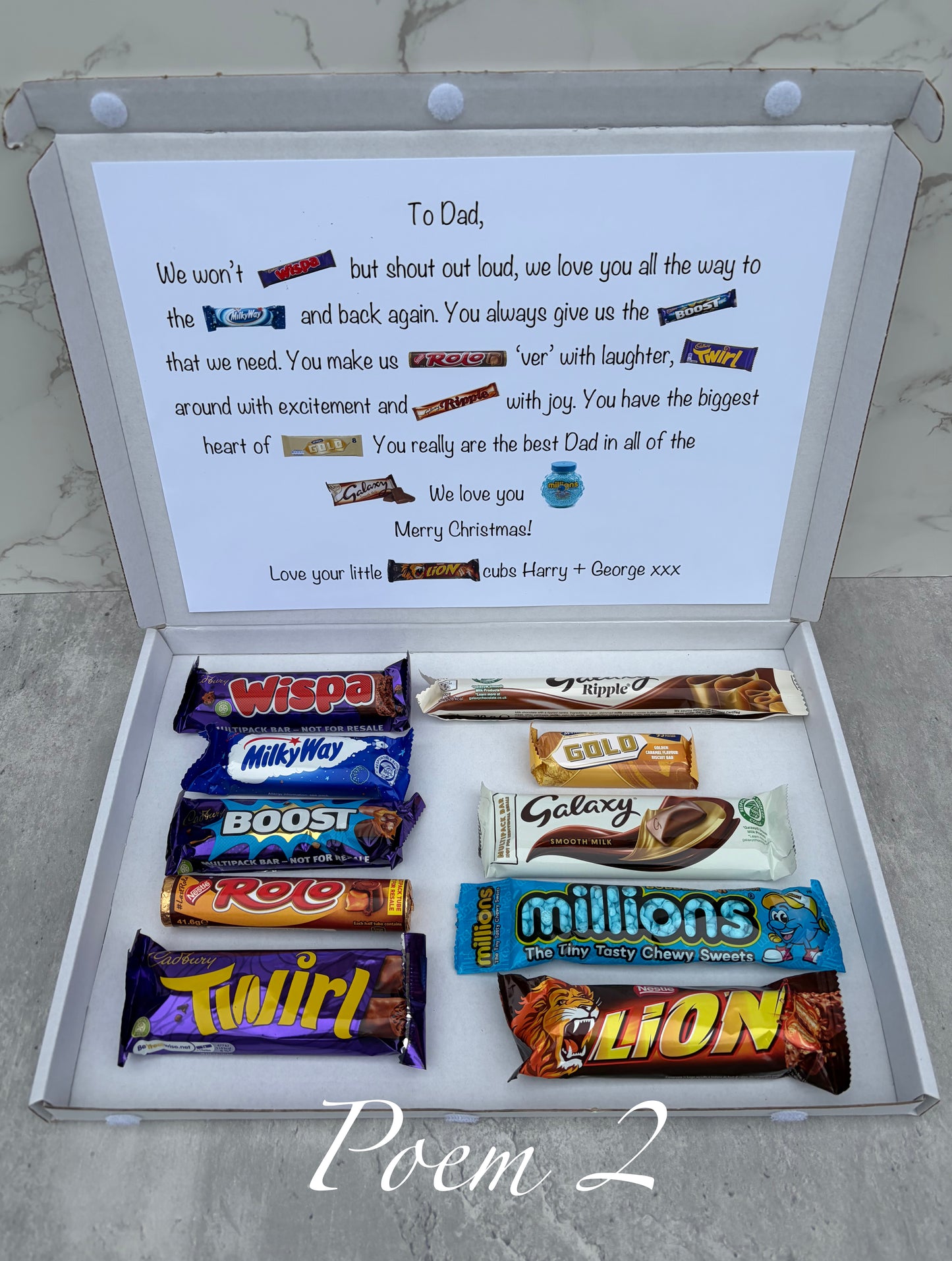 Christmas - Chocolate Poem Gift Boxes