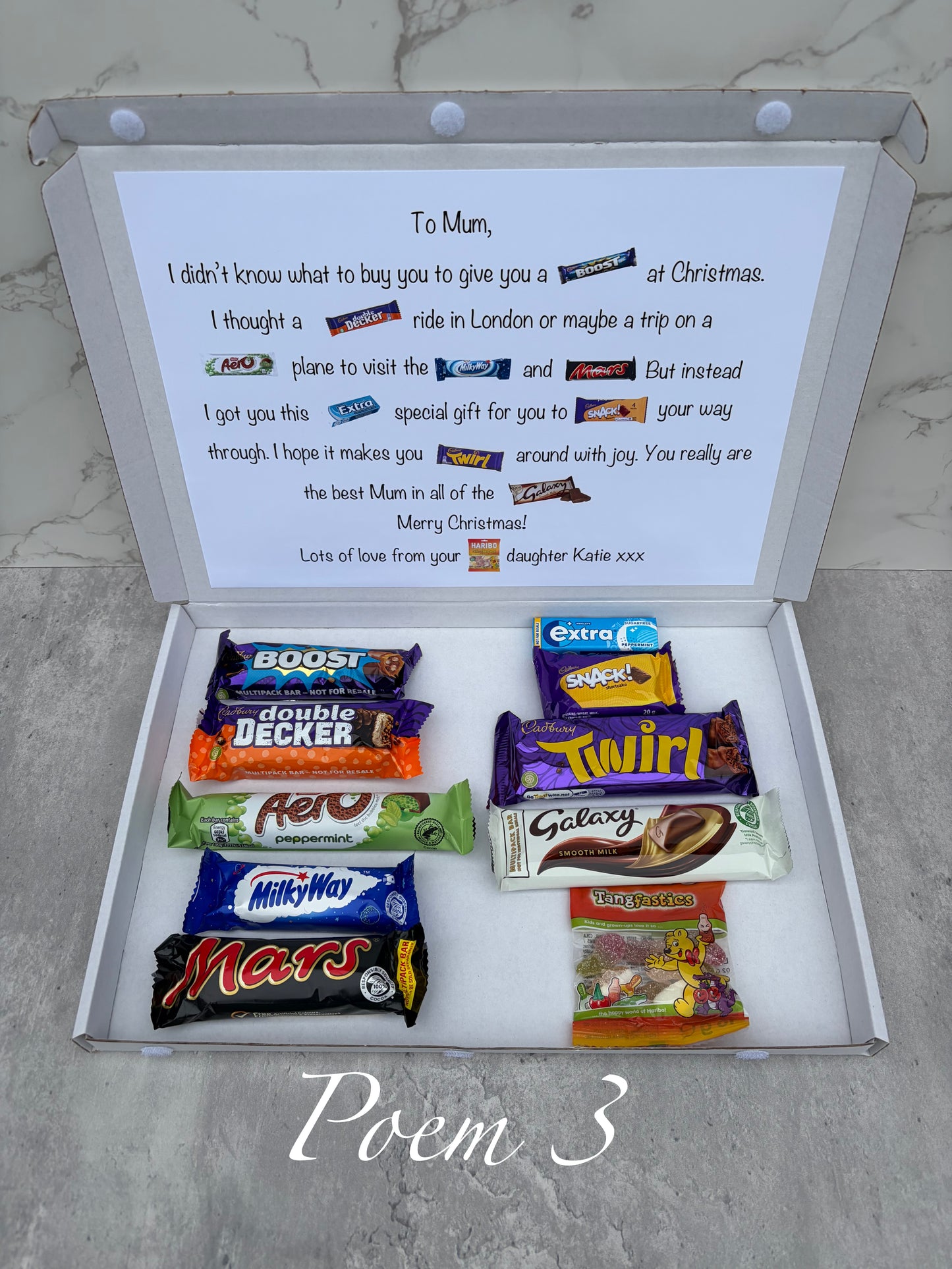 Christmas - Chocolate Poem Gift Boxes