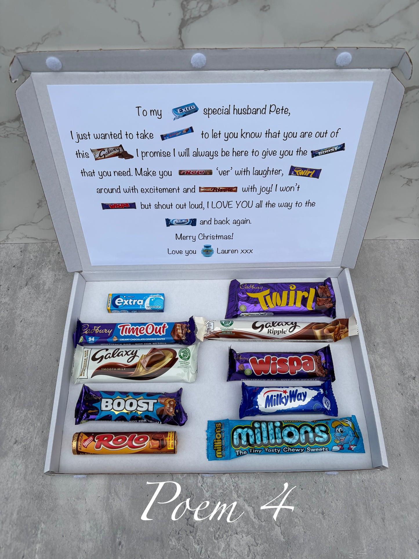Christmas - Chocolate Poem Gift Boxes