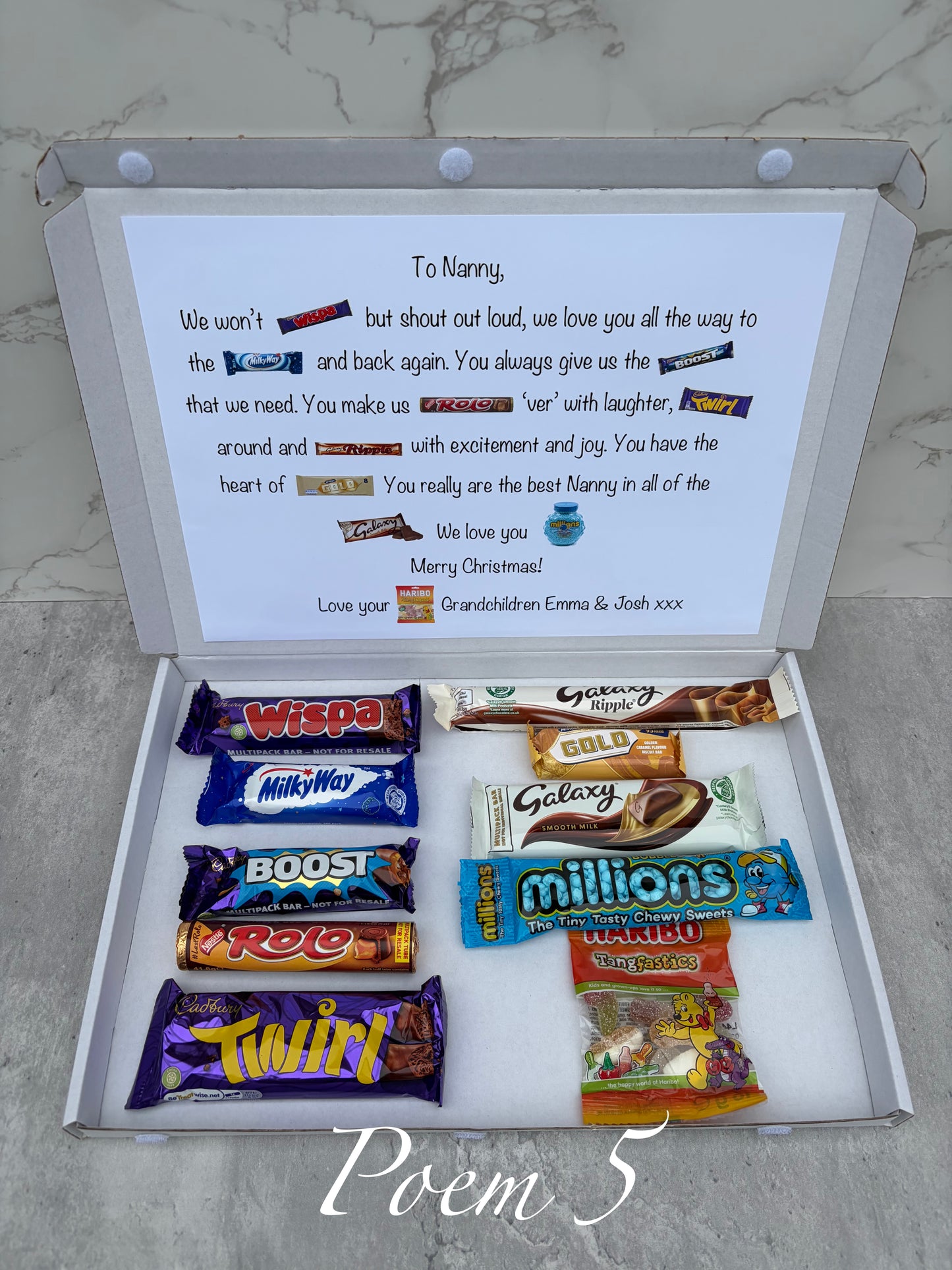 Christmas - Chocolate Poem Gift Boxes
