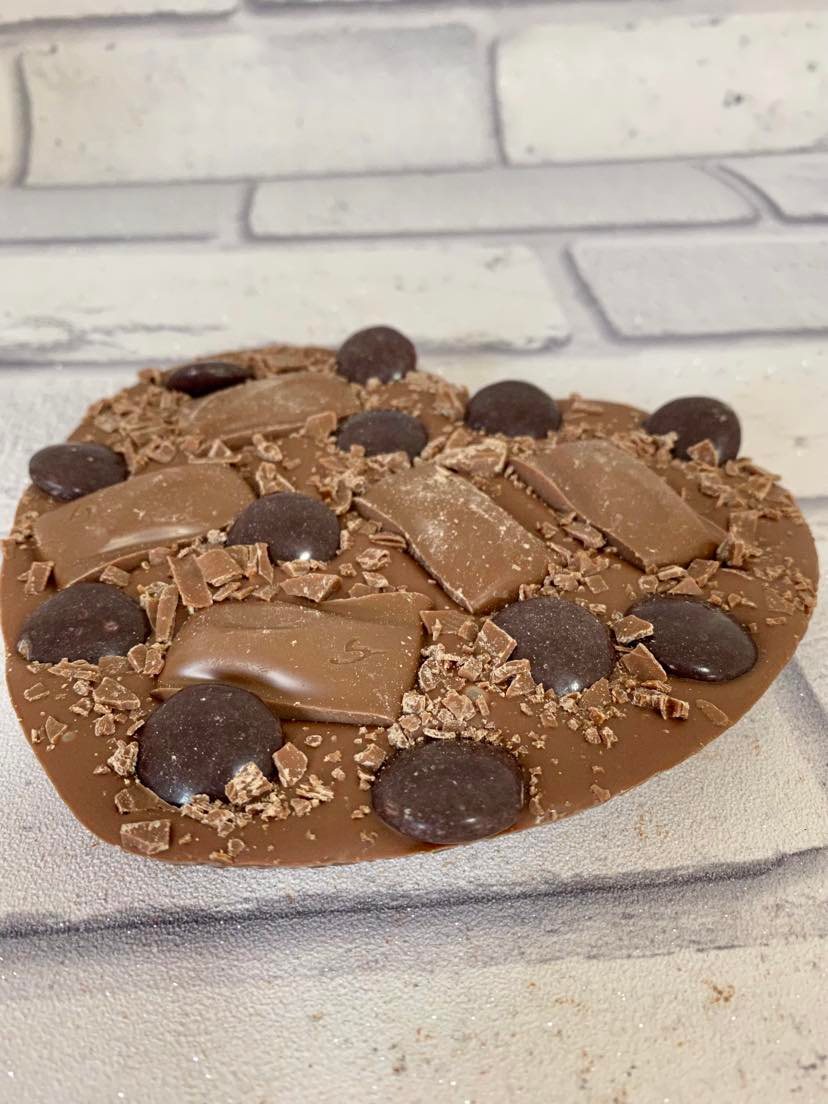 'Worlds Best Mum' - Belgium Chocolate Heart Slab