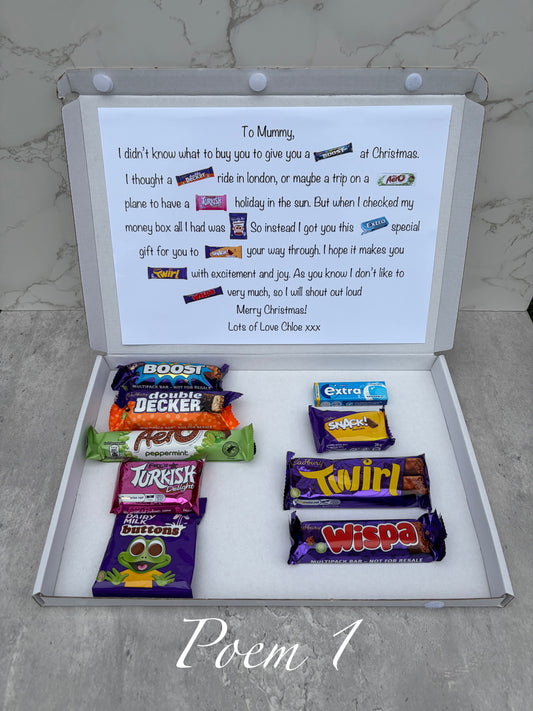 Christmas - Chocolate Poem Gift Boxes