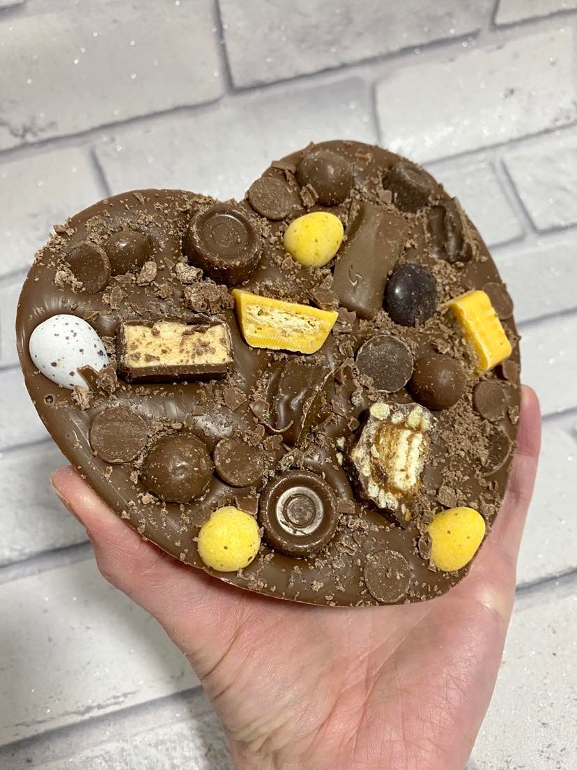 'World's Best Mummy' Belgium Chocolate Heart Slab